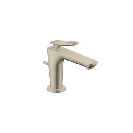 Axor Citterio C Single-Hole Faucet 90 CoolStart with Pop-Up Drain-Cubic Cut, 1.2 GPM in Brushed Nickel 49011821