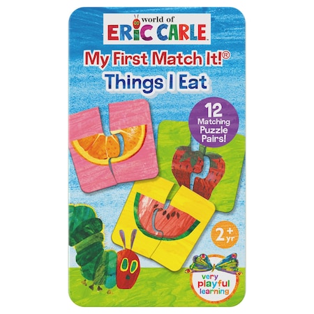 The Learning Journey International World of Eric Carle, My First Match It! Tin, Things I Eat 121016