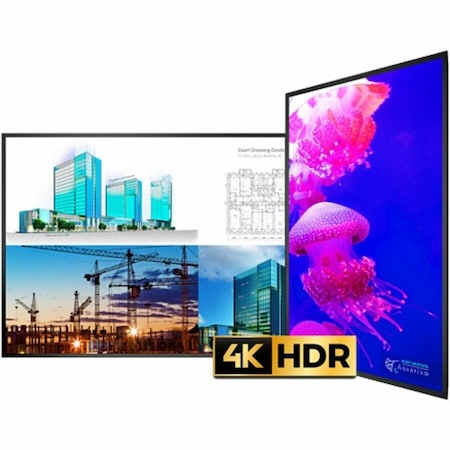 Planar URX75-ERO-T 75in touchscreen display, UHD, D-LED backlight, 630 nit HDR, 24x7, multi-source 998-3170-01