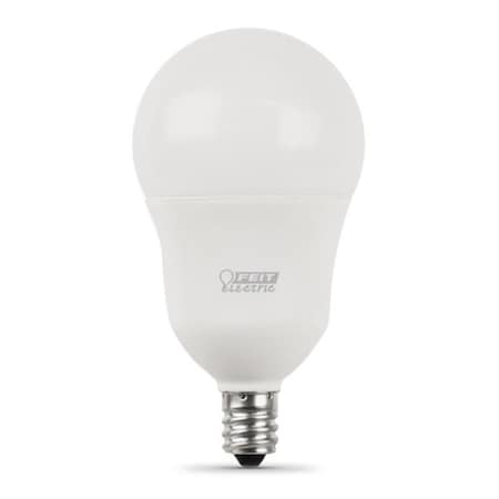Feit Electric LED Bulb, General Purpose, A15 Lamp, 60 W Equivalent, E12 Lamp Base, Dimmable BPA1560C/950CA/2