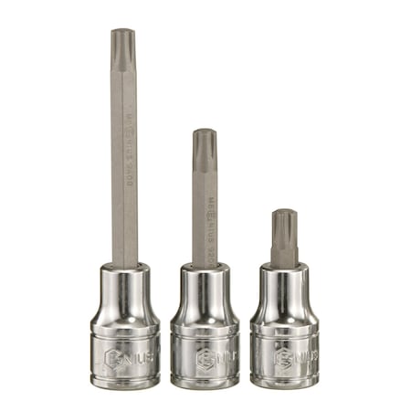 Genius Tools 1/2in Dr. M7 Surface Bit Socket 110 mmL 410+9407