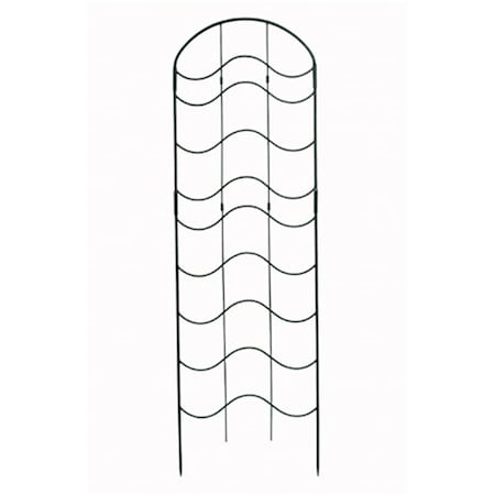 Achla Designs Achla  Waves Trellis - Black Powdercoat FT-16