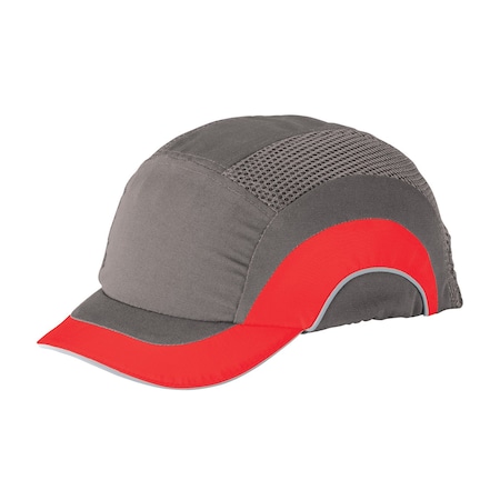 Pip BaseballHatBumpCap, 6-5/8to7-7/8, Red 282-ABS150-62