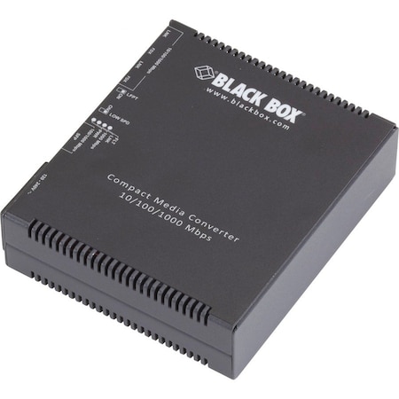 Black Box Black Box Media Converter, Ethernet to SFP Fiber, 10/100/1000 Mbps LGC5150A