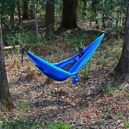 Book Publishing Co 79 in. x 10 ft. Hammock, Blue GR2742802