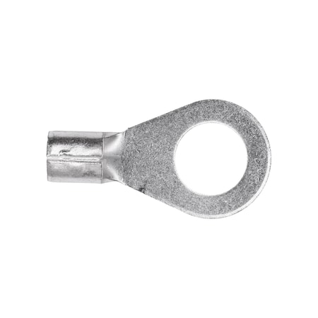 Auveco 6 Gauge 1/2in Stud Ring Terminal Non-Insulating, 25PK 15165