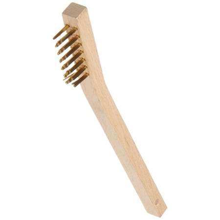 Light House Beauty 3 x 7 Economy Small Hand Scratch Brush with Wood Handle LI1865503