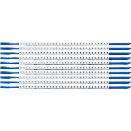 Brady ClipSleeve Wire Markers Size 07 Nylon 18 AWG - 18 AWG, T Pack of 300 Each, 300PK SCN07-T