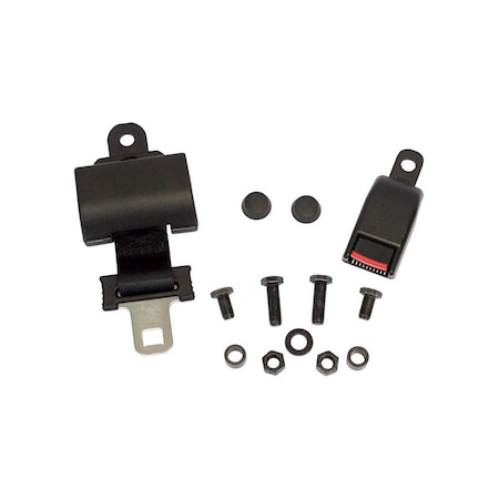Uni Pro Retractable Seat Belt Kit Fits Grammer 72X/73X/74X Seat Tops Black Nylon 7996
