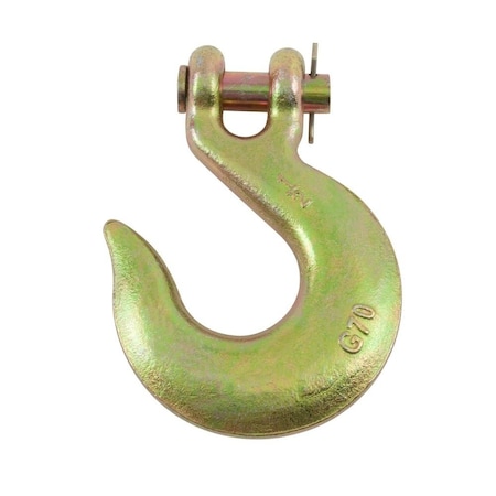 Mytee Products 1/2in Clevis Slip Hook - 11,300 LBS WLL Heavy Duty Grade 70 Tow Chain Hook CH12-SH