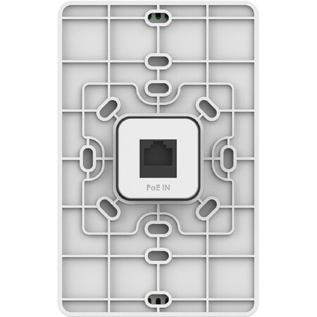 Grandstream 2x2 802.11ax Wi-Fi 6 In-Wall A AP, 4 x GigE (2 PoE Out) GWN7661