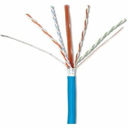 Siemon 23-4P F/UTP-CMP SOL BC CAT6A, FEP/FRPVC CSA FT6 AL FOIL W/DW, 1000FT 9A6P4-A5-05-R1A