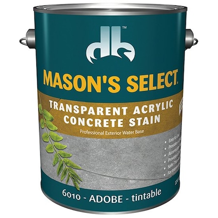 Eclectic Products 1 Gal 6010 Adobe Mason's Select Transparent Concrete Stain 800432
