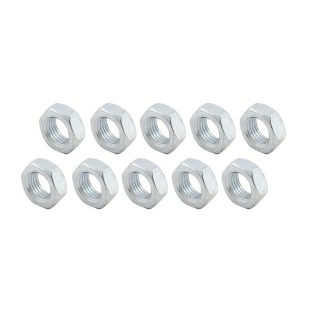 Allstar Performance 0.31-24 in. Right Hand Steel Jam Nuts, 10PK ALL18252-10