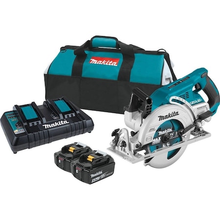 Makita 36V (18V X2) LXT BL Rear Handle 7-1/4 in Circular Saw Kit (5.0Ah) XSR01PT