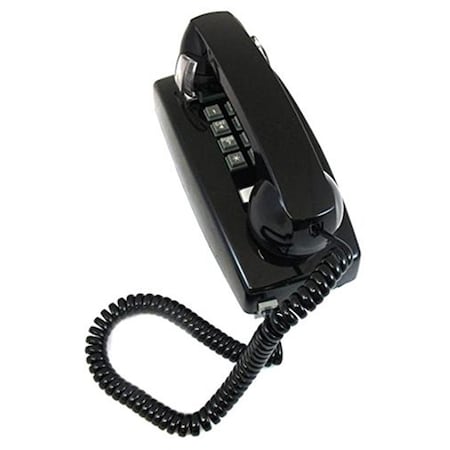 Cortelco 255400VOE20MD Wall Valueline Corded Telephone VOE Black ITT-2554-VOE-BK