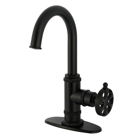 Kingston Brass Single-Handle Bar Faucet, Matte Black KSD8500RX