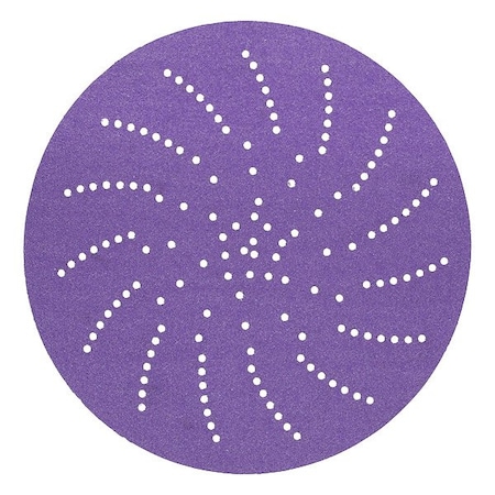 3M Cubitron Hook-and-Loop Sanding Disc, 5" Dia, Multi-Hole, Precision Shaped Ceramic, 80+ Grit, Open Coat Type 7100044448