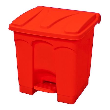 Quantum Storage Systems Step-On Contianer, 8 Gallon, Red CSO-08RD