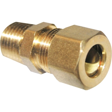 Westlake Pipe & Fittings 3/8'' Cx1/4'' MPT Brass Compression Adapter 17-6833