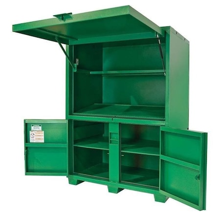 Greenlee Jobsite Field Office, Green, 60 in W x 42 in D x 80 in H 8060DLX