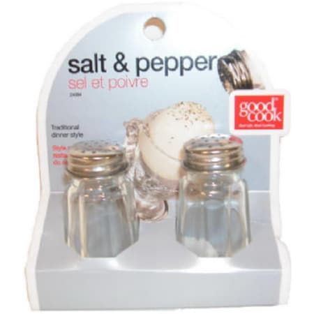 Good Cook 24084 Glass Salt & Pepper Shaker Set GO576679
