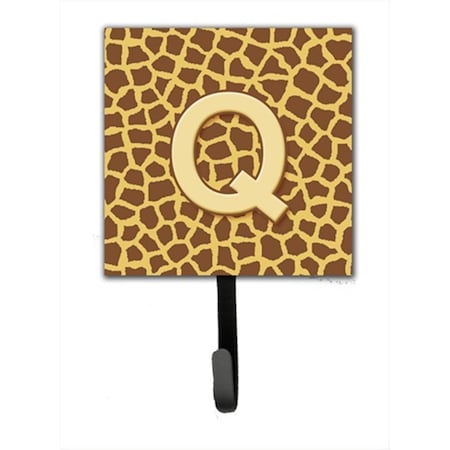 Carolines Treasures Letter Q Initial Monogram - Giraffe Leash Holder Or Key Hook CJ1025-QSH4