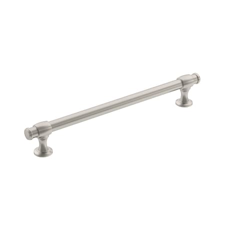 Amerock Winsome 7-9/16 in 192 mm Center-to-Center Satin Nickel Cabinet Pull BP36768G10