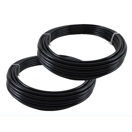 Mytee Products 100 Feet DOT Compliant Air Brake Tubing 1/2in and 3/8in - Black 100MP-ABT-1238-KIT