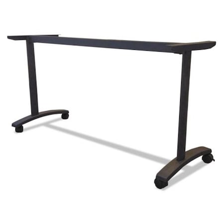 Alera Technologies 58 x 19.75 in. Valencia Series Training Table T-Leg Base - Black VA7476BK