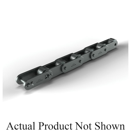 Hkk Chain HKK Double Pitch Car Lg Riv Conv, 10 ft OAL, 1.25P, .75 Dia x 3/8 W, .08 THK Plate, AS DC052R1A