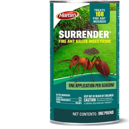 Martins Surrender Fire Ant Killer Powder 1 lb 82004964