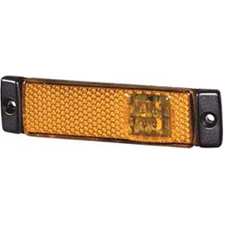 Hella 8645011 LED Side Marker Lamp Rectangle Amber Lens H57-8645011