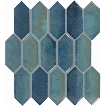 Daltile Miramo 2'' x 5'' Ceramic Picket Wall Mosaic, 12PK MR47PCK25MBMSGL