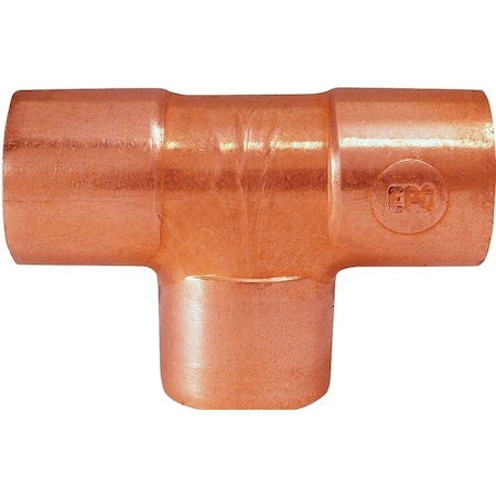 Epc Elkhart Products Pipe Tee, 3/4 in, Sweat, Copper 80010