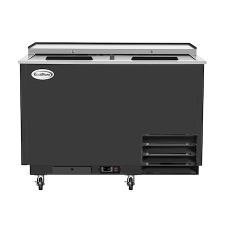 Koolmore 50 in. Commercial Glass Froster in Black Steel, ETL Listed, 14 cu. ft. KM-GF50-BK KM-GF50-BK