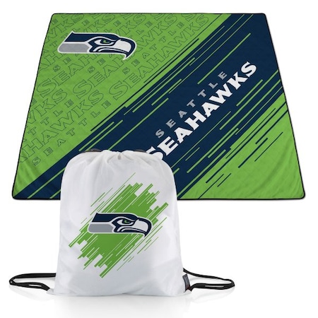 Picnic Time Family Of Brands NFL Seattle Seahawks - Impresa Picnic Blanket 819-01-999-286-2