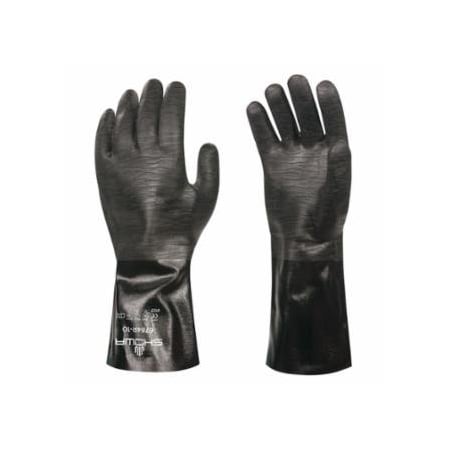 Showa Neoprene Protective Gloves, Black, Rough, Size 10 845-6784R-10