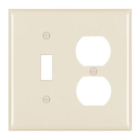 Pass & Seymour Alm 2G 1Tog Wall Plate TP18LACC12