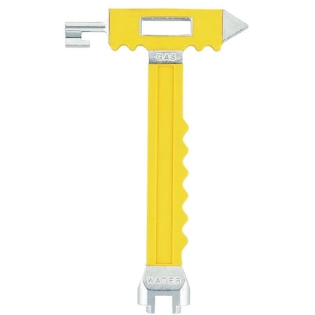 Orbit Emergency Gas and Water Shut Off Tool, Dark Comfort Grip Handle 26097