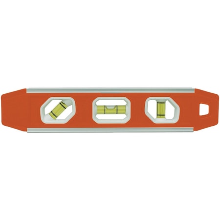 Johnson Level 9'' Aluminum Reinforced Magnetic Torpedo Level 1421-0900