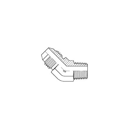 Adaptall 45 Degrees MALE JIS X MALE BSPT ELBOW 3/4 in 3/4 in 9225-12-12
