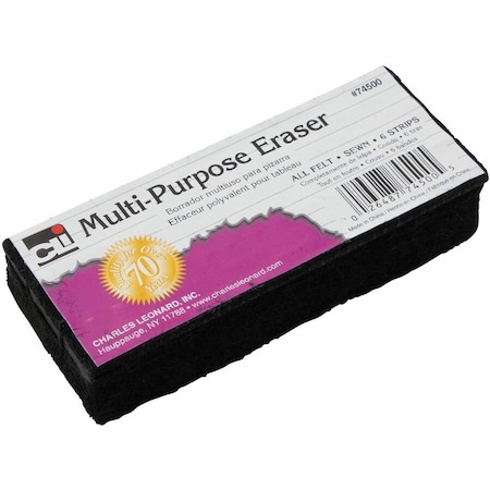 Charles Leonard Multi-Purpose Eraser, 5" Length, PK12 74500