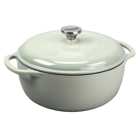 Lodge 6 Quart Desert Sage Enameled Cast Iron Dutch Oven EC6D50