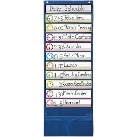 Carson Dellosa Deluxe Scheduling Pocket Chart 158031