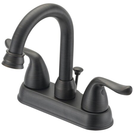Boston Harbor Lavatory Faucet, 1.2 gpm, 2-Faucet Handle, 3-Faucet Hole, Metal/Plastic, Venetian Bronze TQ-5111080RW