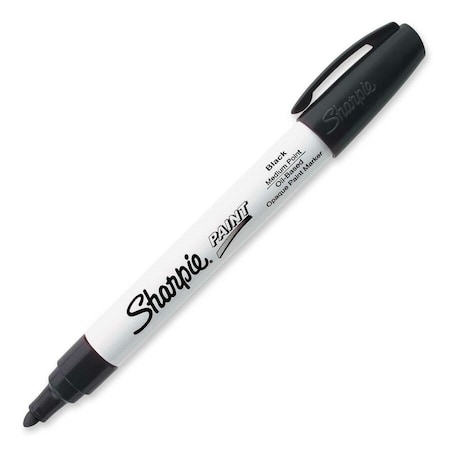 Sharpie Marker, SharpiePoint, Med, Black 34901