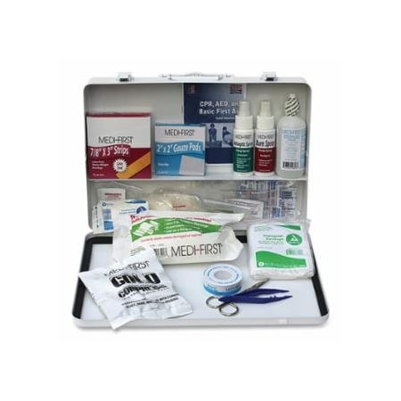 Medi-First First Aid Kit, Large Vehicle Kit, Metal 899-807M1