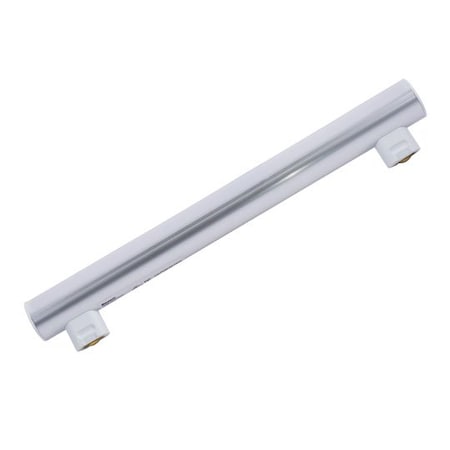 Bulbrite LED T8 Non-Dimmable Single Contact Dual Base (S14S) Light Bulb 35 W Equivalent 2700K, Frost 1-PK 770604