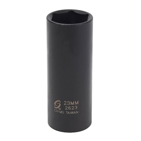 Sunex 1/2 in Drive 23Mm Extra Thin Wall Deep Impact Socket 2623